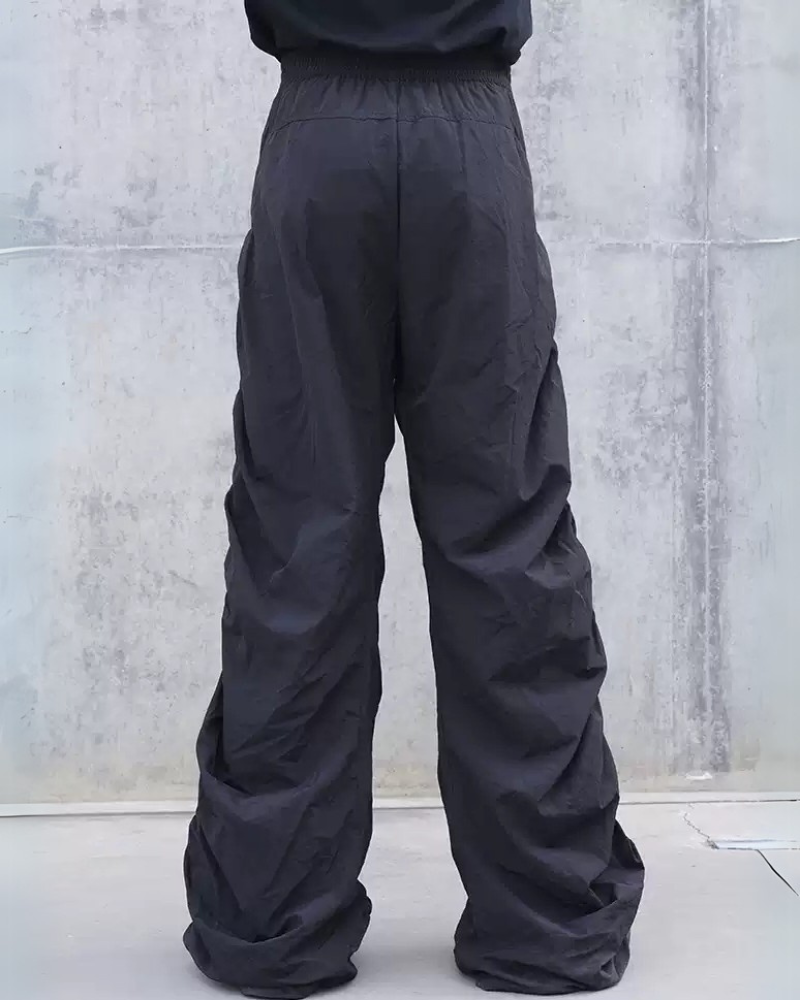 Chic Pleated Spiral Casual Pants -  lightweight casual pants - Trendy Pleated Spiral Casual Pants for Unique Style - View 4