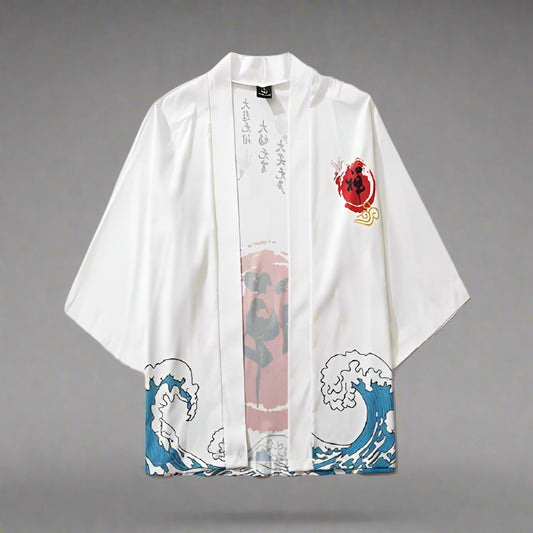 Chic Printed Kimono Wrap - kimono - Chic Printed Kimono Wrap for Stylish Outfits - Main view