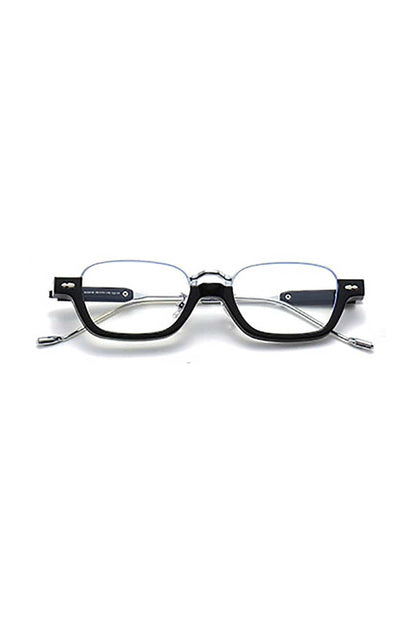 Chic Retro Square Glasses -  fashion eyewear - Chic Retro Square Frame Glasses with Unique Design - View 5