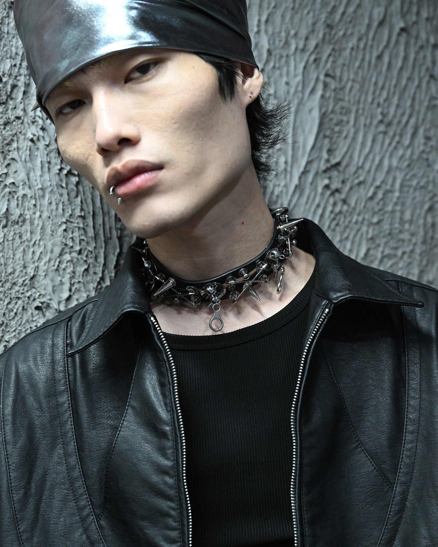 Chic Rivet PU Choker -  rivet choker - Chic Rivet PU Choker for a Contemporary Look - View 6