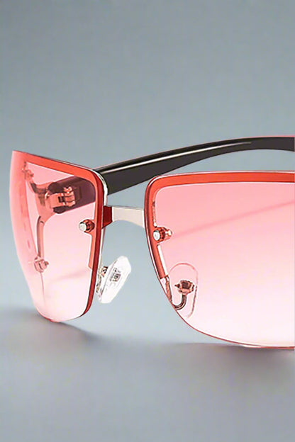 Chic Semi-Rim Gradient Shades -  fashion sunglasses - Chic Semi-Rim Gradient Sunglasses for Modern Style - View 19