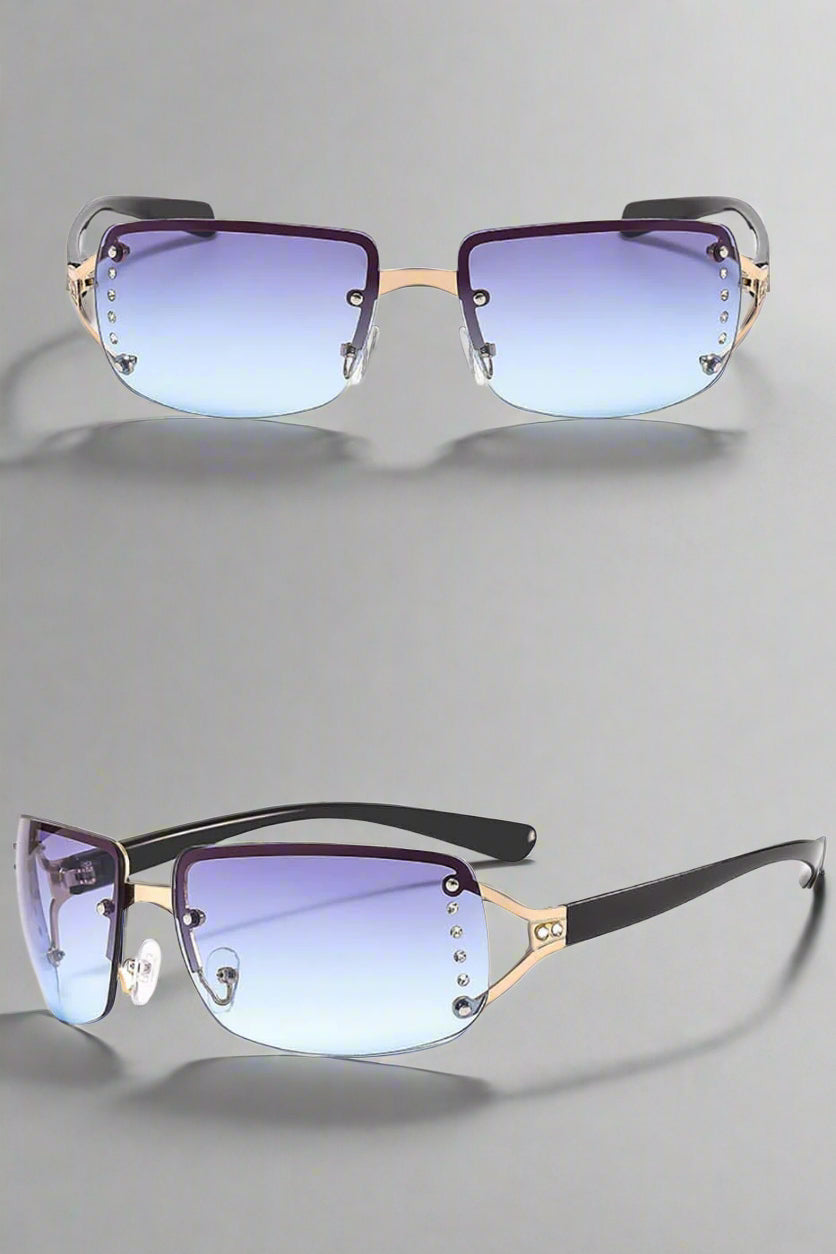 Chic Semi-Rim Gradient Shades - gradient sunglasses - Chic Semi-Rim Gradient Sunglasses for Modern Style - View 15