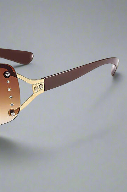 Chic Semi-Rim Gradient Shades - gradient sunglasses - Chic Semi-Rim Gradient Sunglasses for Modern Style - View 22