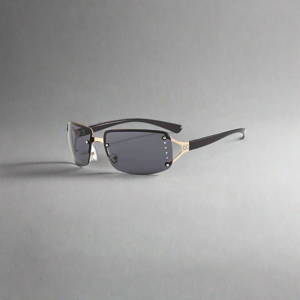 Chic Semi-Rim Gradient Shades - modern sunglasses - Chic Semi-Rim Gradient Sunglasses for Modern Style - View 9