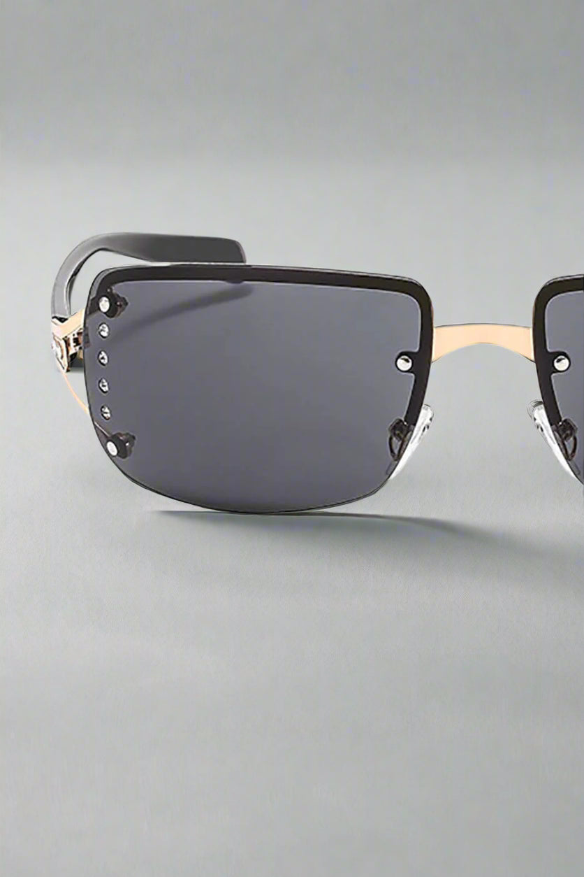 Chic Semi-Rim Gradient Shades -  stylish sunglasses - Chic Semi-Rim Gradient Sunglasses for Modern Style - View 21