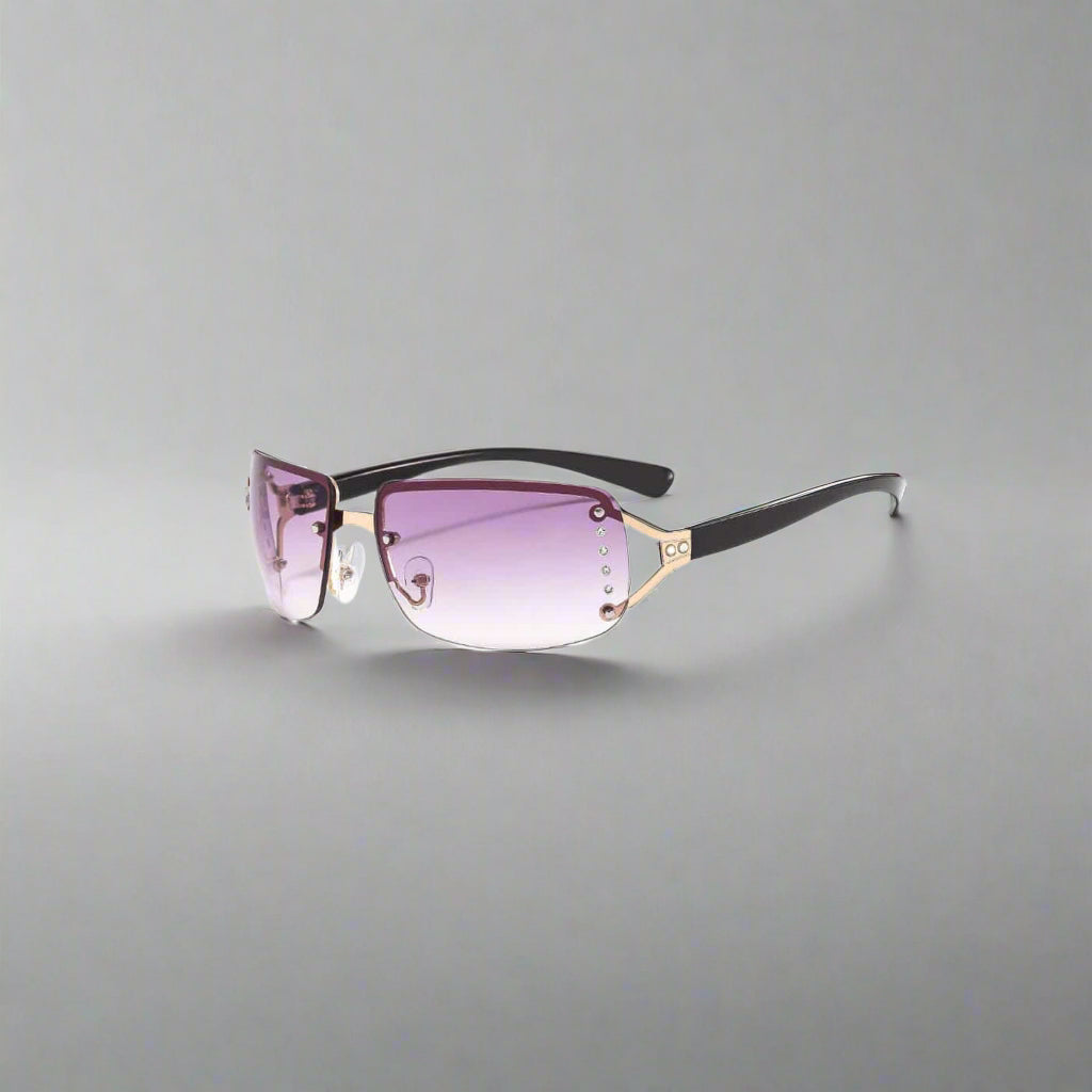 Chic Semi-Rim Gradient Shades -  stylish sunglasses - Chic Semi-Rim Gradient Sunglasses for Modern Style - View 7