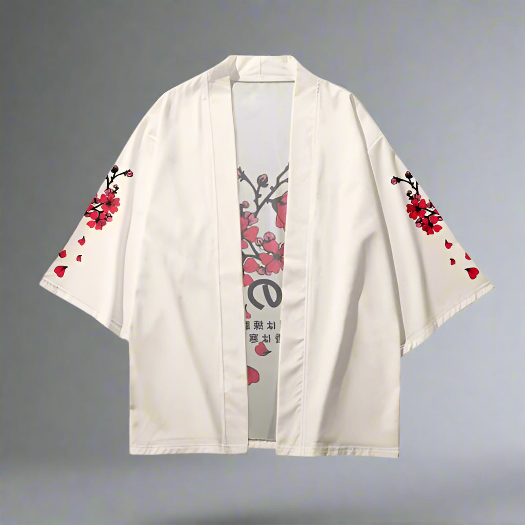 Chic Short Kimono Cover-Up - kimono - Chic Floral Short Kimono Cover-Up for Women - Main view