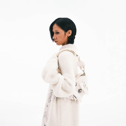 Chic Skeleton Faux Fur Bag -  unique bag design - Stylish Skeleton Faux Fur Handbag for Unique Fashion - View 7