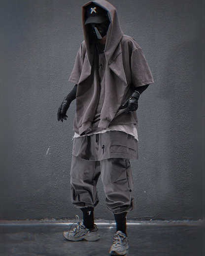 Chic Skirt Hem Cargo Pants -  cargo pants - Chic Skirt Hem Cargo Pants for a Trendy Look - View 4
