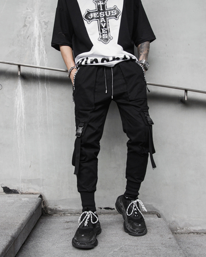 Chic Slim Fit Cargo Trousers - cargo trousers - Chic Slim Fit Cargo Trousers for Everyday Style - Main view