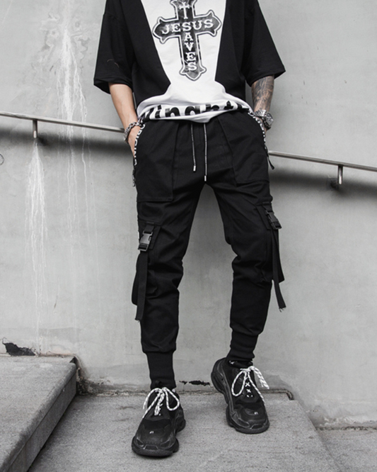 Chic Slim Fit Cargo Trousers - cargo trousers - Chic Slim Fit Cargo Trousers for Everyday Style - Main view