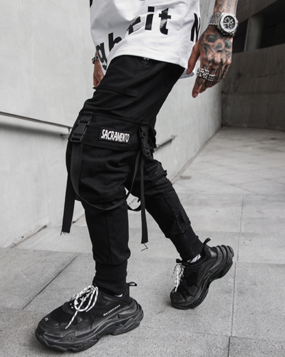 Chic Slim Fit Cargo Trousers -  durable streetwear trousers - Chic Slim Fit Cargo Trousers for Everyday Style - View 5
