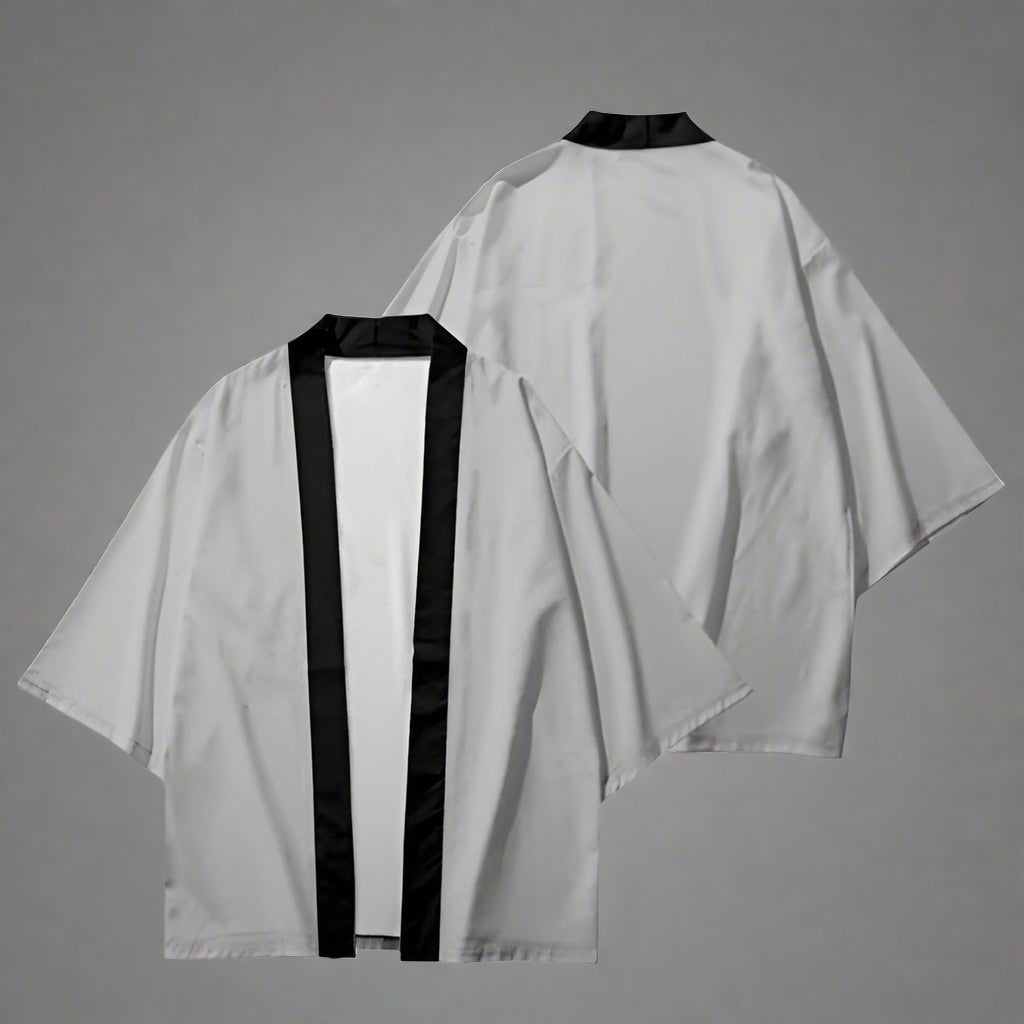 Chic Solid Kimono Wrap -  cardigan - Elegant Kimono Wrap for Everyday Style and Comfort - View 4