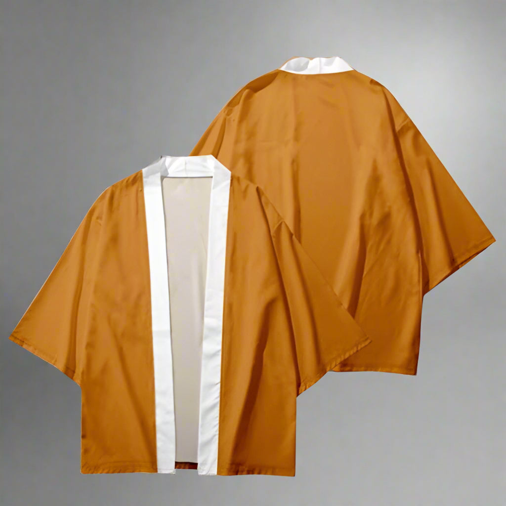 Chic Solid Kimono Wrap -  polyester - Elegant Kimono Wrap for Everyday Style and Comfort - View 8