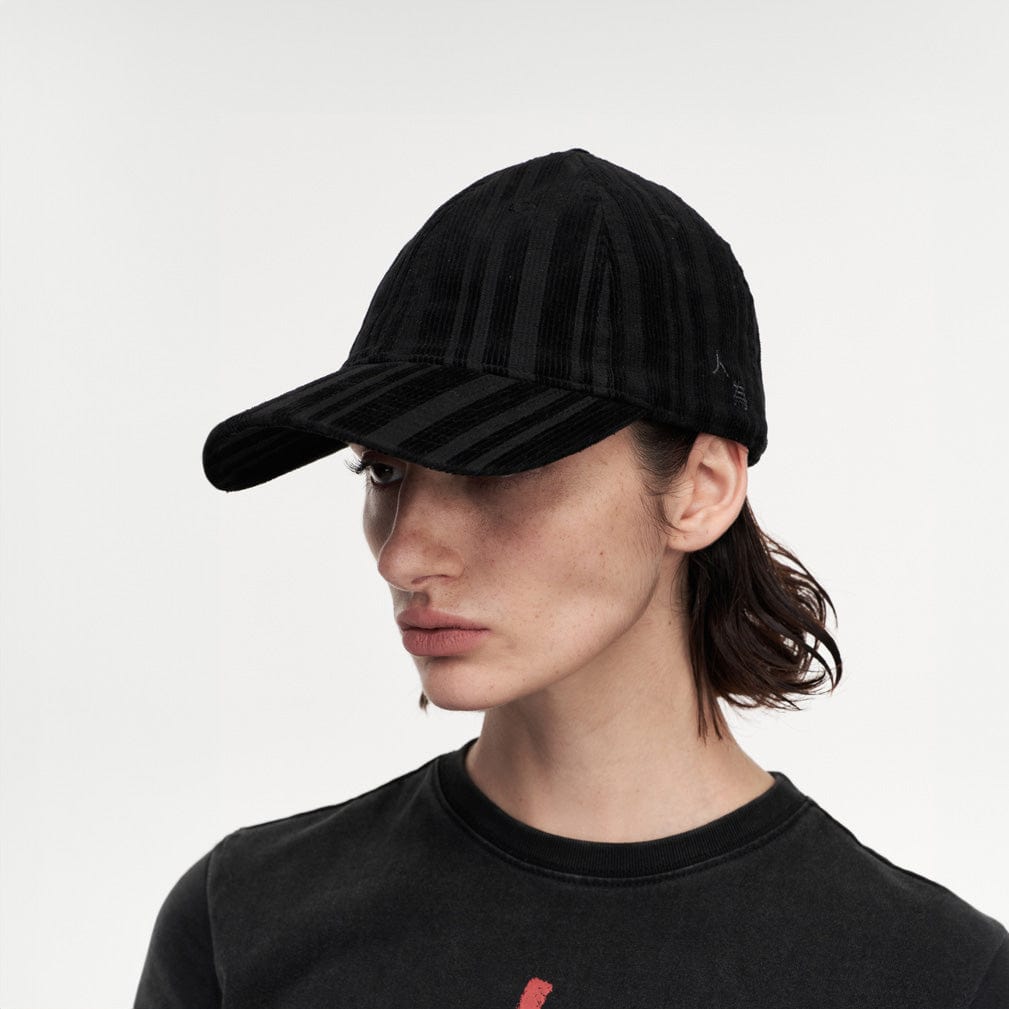 Chic Striped Corduroy Cap -  durable striped cap - Stylish Striped Corduroy Cap for Everyday Wear - View 5