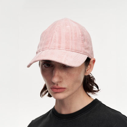 Chic Striped Corduroy Cap - stylish corduroy cap - Stylish Striped Corduroy Cap for Everyday Wear - View 2