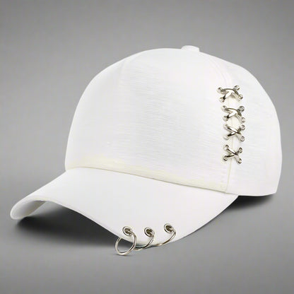 Chic Techwear Style Cap - trendy dad cap - Trendy Techwear Dad Cap with Unique Design - View 2
