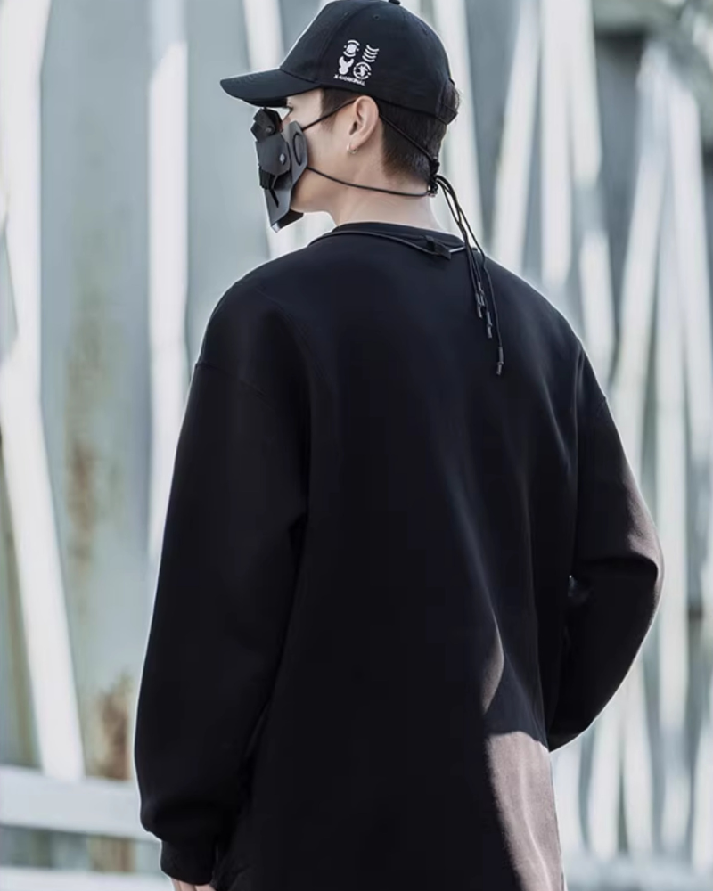 Chic Unisex Streetwear Sweatshirt -  comfortable - Unisex Comfortable Crew Neck Sweatshirt - View 5
