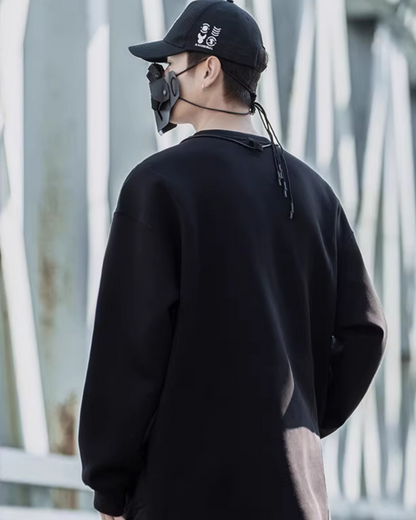 Chic Unisex Streetwear Sweatshirt -  comfortable - Unisex Comfortable Crew Neck Sweatshirt - View 5
