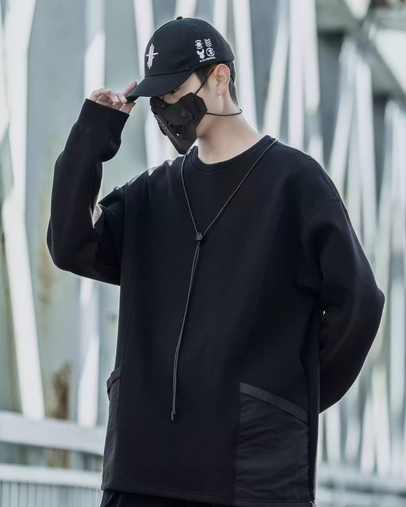 Chic Unisex Streetwear Sweatshirt - crew neck sweatshirt - Unisex Comfortable Crew Neck Sweatshirt - Main view