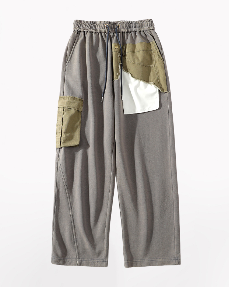 Chic Unisex Wide Leg Pants -  techwear fashion - Futuristic Unisex Wide Leg Cargo Pants for Everyday Style - View 7