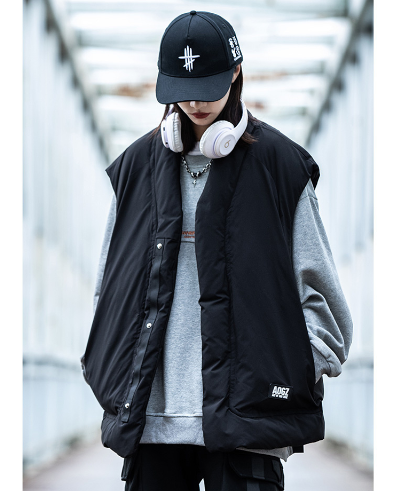 Chic Unisex Winter Vest -  unisex vest - Unisex Winter Vest for Outdoor Comfort - View 10