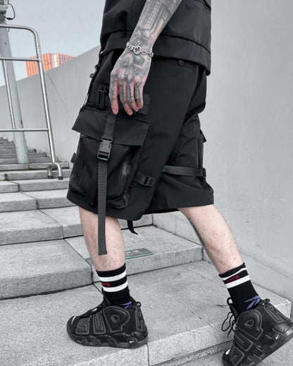 Chic Utility Cargo Shorts -  comfortable durable shorts - Chic Utility Cargo Shorts for Modern Adventurers - View 4