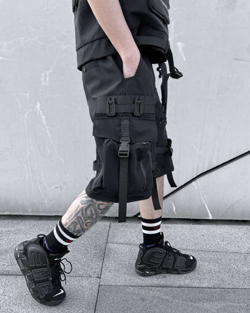 Chic Utility Cargo Shorts -  summer - Chic Utility Cargo Shorts for Modern Adventurers - View 6