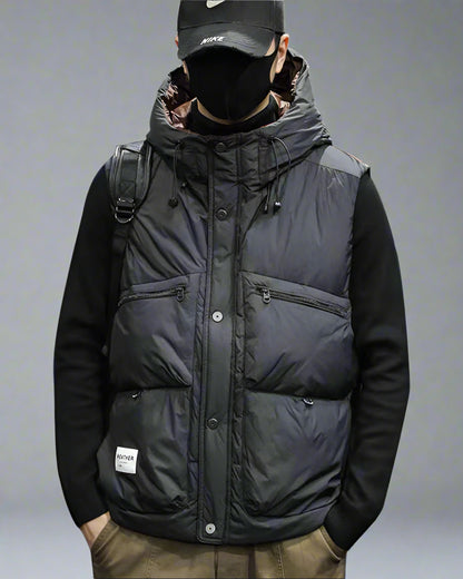 Chic Winter Stand Collar Vest - BEST SELLERS - Chic Winter Stand Collar Vest for Urban Adventures - Main view