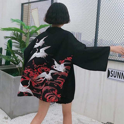 Chic Women's Kimono Wrap -  fashion kimono - Stylish Women's Kimono Wrap for Effortless Layering - View 3