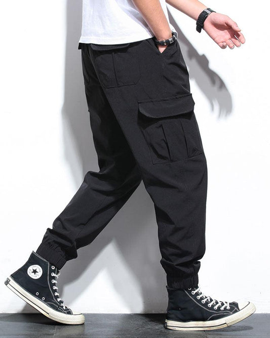 Chill Camo Cargo Trousers - breathable cargo pants - Lightweight Ice Silk Cargo Trousers for Summer Comfort - Main view