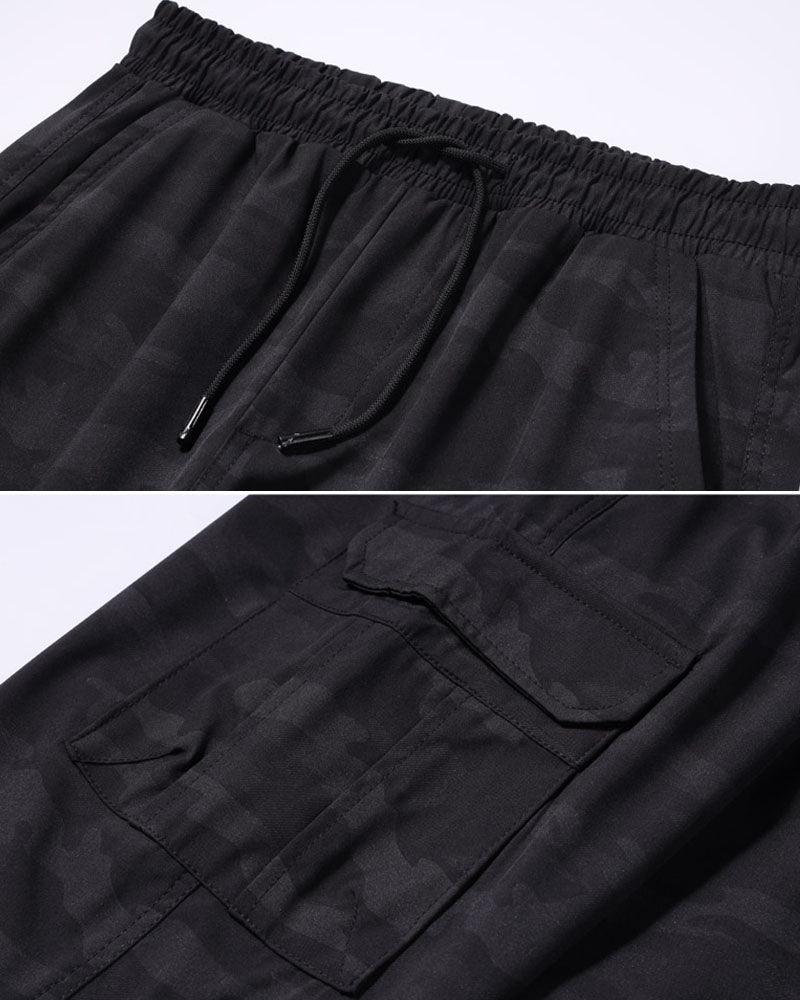 Chill Camo Cargo Trousers -  ice silk - Lightweight Ice Silk Cargo Trousers for Summer Comfort - View 6