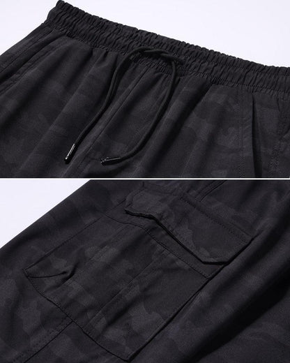 Chill Camo Cargo Trousers -  ice silk - Lightweight Ice Silk Cargo Trousers for Summer Comfort - View 6