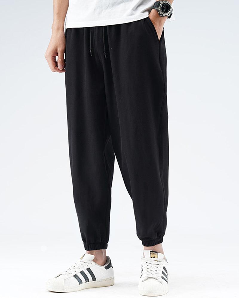 Chill Ice Silk Joggers -  black joggers - Chill Ice Silk Joggers for Comfortable Summer Wear - View 4