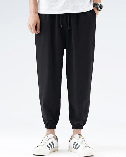 Chill Ice Silk Joggers -  gray joggers - Chill Ice Silk Joggers for Comfortable Summer Wear - View 6