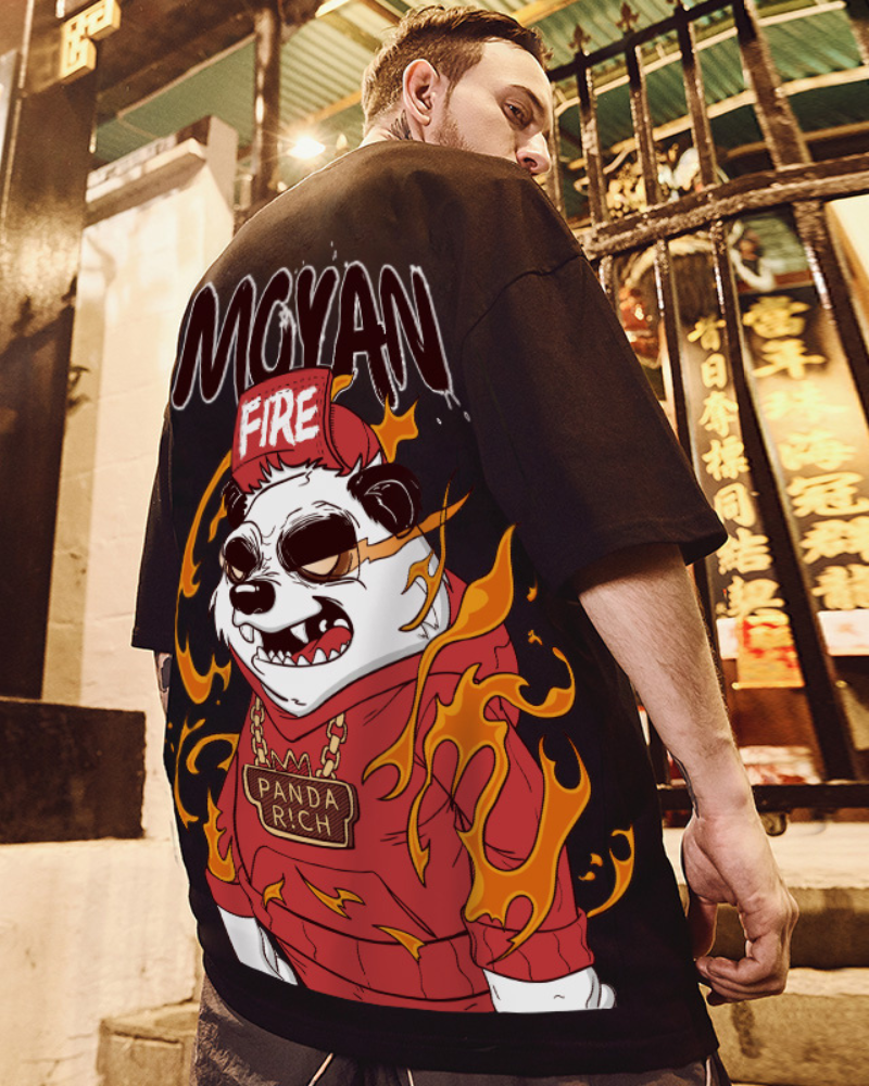 Chill Panda Graphic Tee - graphic tee - Chill Panda Graphic Tee for Urban Streetwear Style - View 2