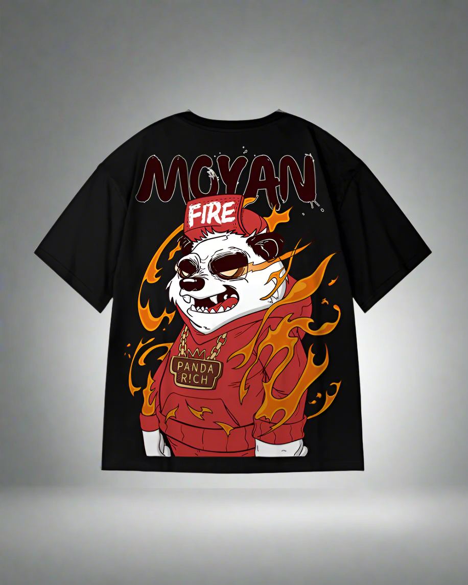 Chill Panda Graphic Tee -  streetwear - Chill Panda Graphic Tee for Urban Streetwear Style - View 8