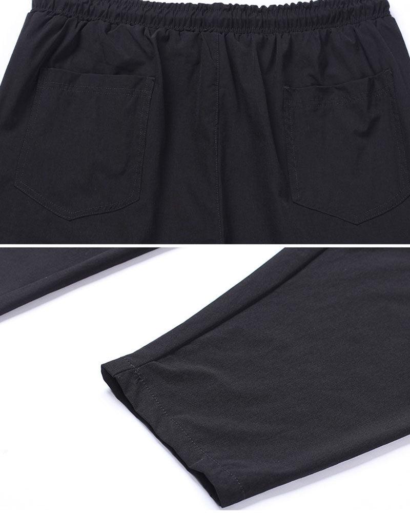 Chill-Ready Ankle-Length Tech Pants -  ice silk pants - Chill-Ready Ankle-Length Tech Pants for Summer Wear - View 5