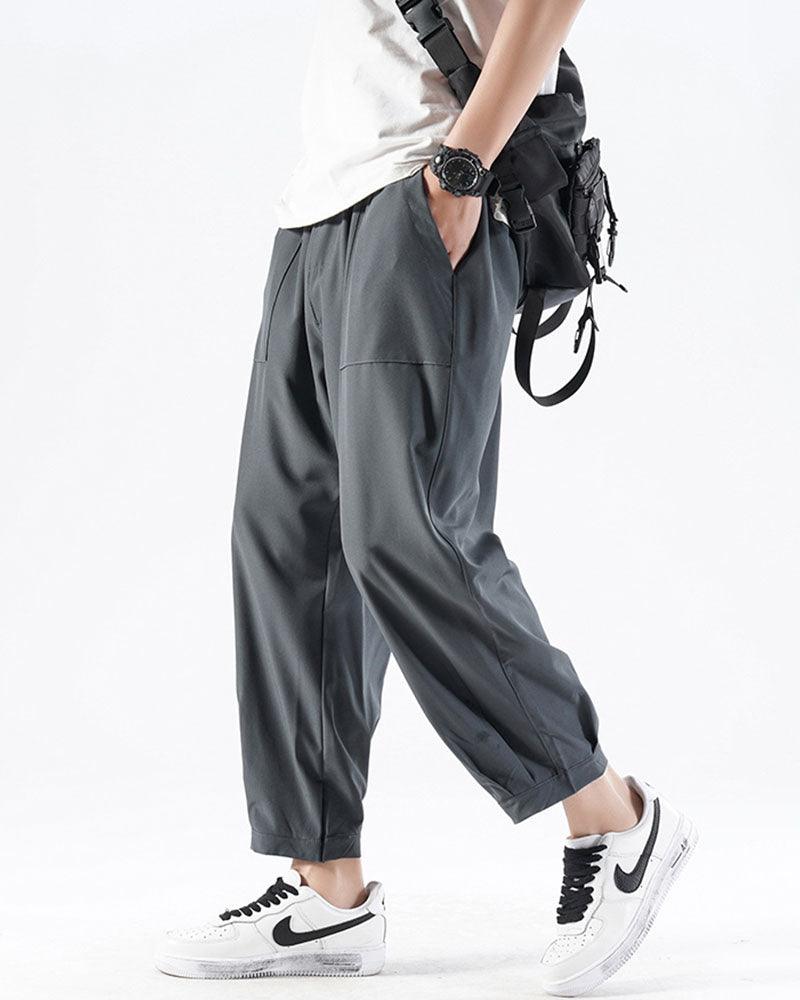 Chill-Ready Silk Ankle Pants -  ankle pants - Chill-Ready Silk Ankle Pants for Summer Comfort - View 4