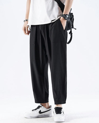 Chill-Ready Silk Ankle Pants - silk pants - Chill-Ready Silk Ankle Pants for Summer Comfort - View 2