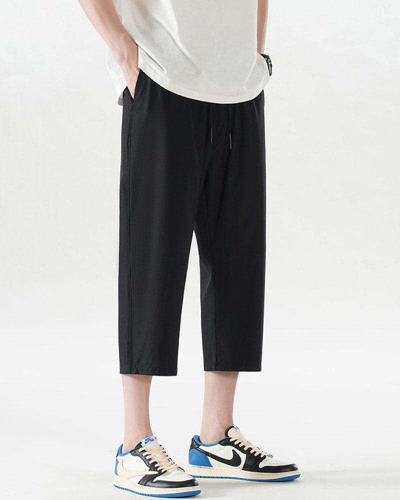 Chill-Ready Silk Calf Pants - ice silk - Chill-Ready Silk Calf Pants for Summer Style - View 2