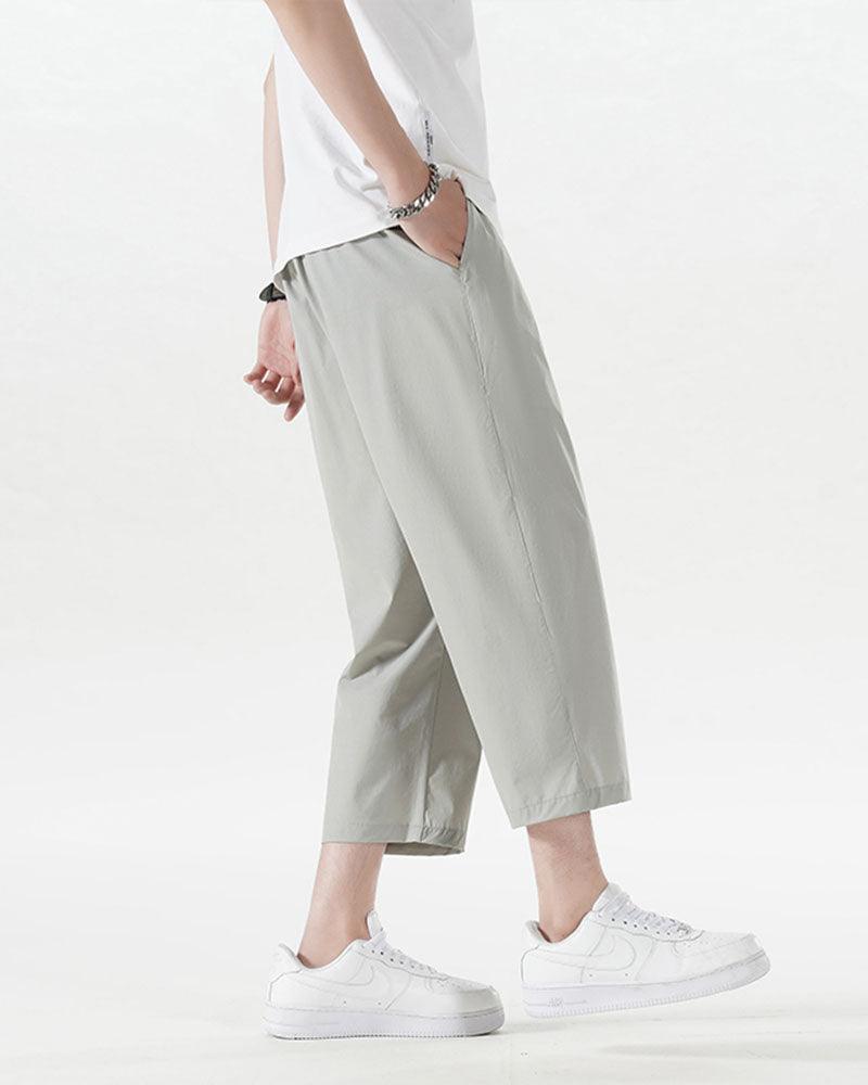Chill-Ready Silk Calf Pants - summer comfort pants - Chill-Ready Silk Calf Pants for Summer Style - View 3
