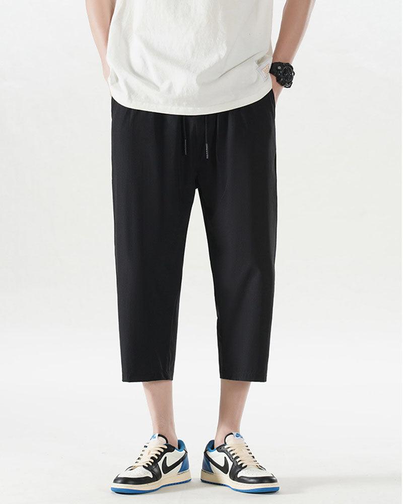 Chill-Ready Silk Calf Pants - Summer Techwear - Chill-Ready Silk Calf Pants for Summer Style - View 4