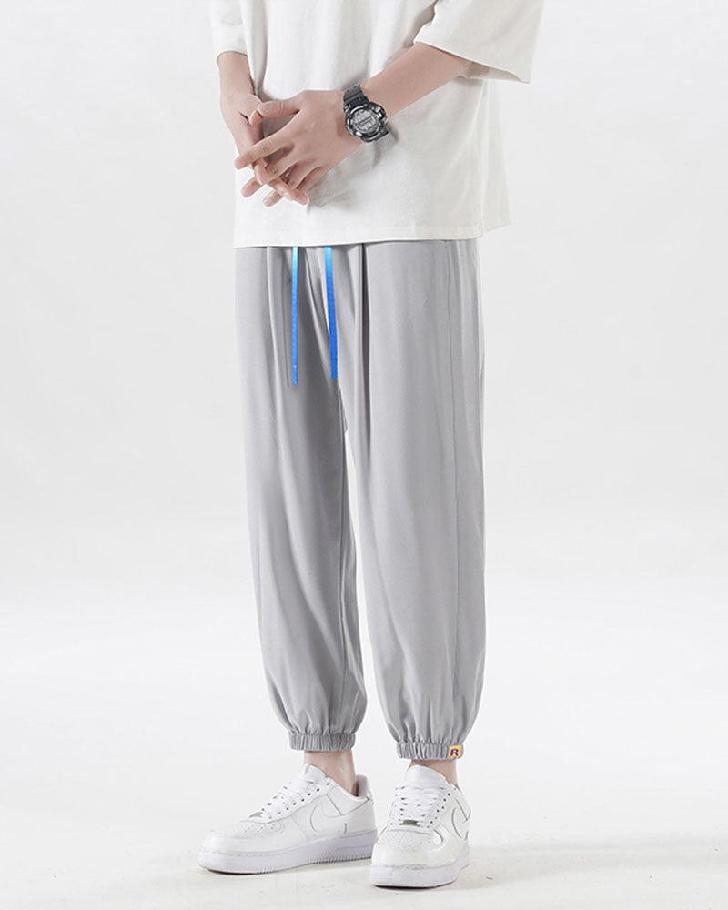 Chill-Ready Silk Jogger Pants -  breathable joggers - Lightweight Silk Jogger Pants for Summer Comfort - View 4