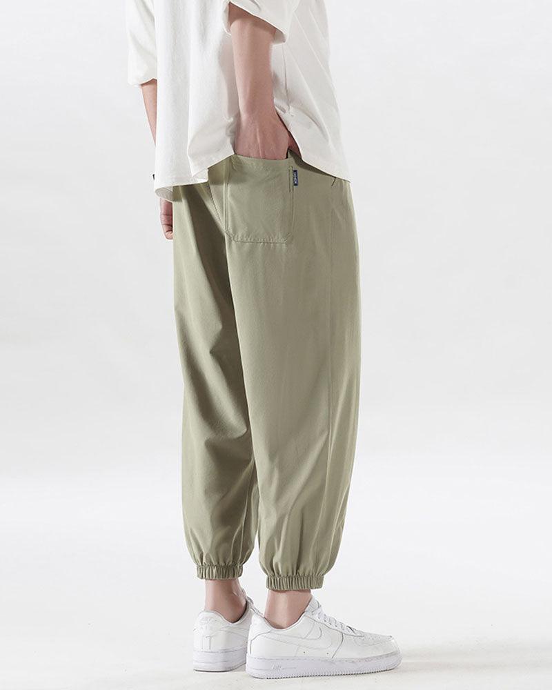 Chill-Ready Silk Jogger Pants -  cool summer pants - Lightweight Silk Jogger Pants for Summer Comfort - View 6