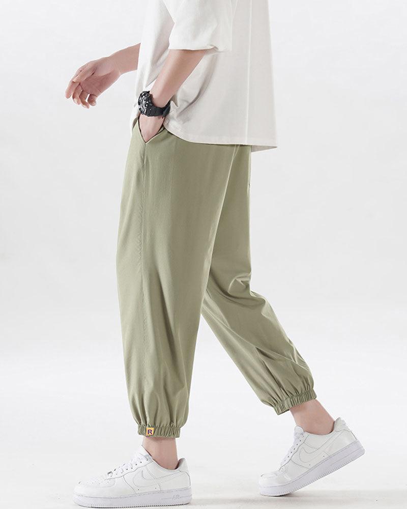 Chill-Ready Silk Jogger Pants -  lightweight pants - Lightweight Silk Jogger Pants for Summer Comfort - View 7