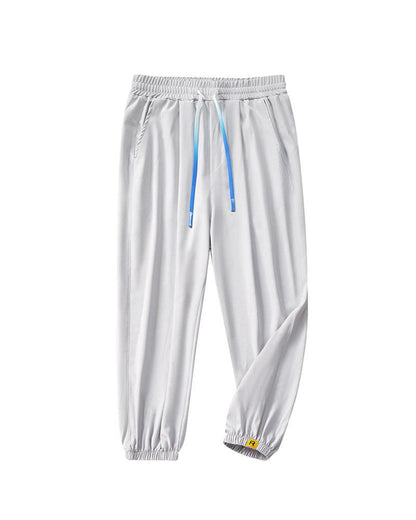 Chill-Ready Silk Jogger Pants - silk joggers - Lightweight Silk Jogger Pants for Summer Comfort - View 9