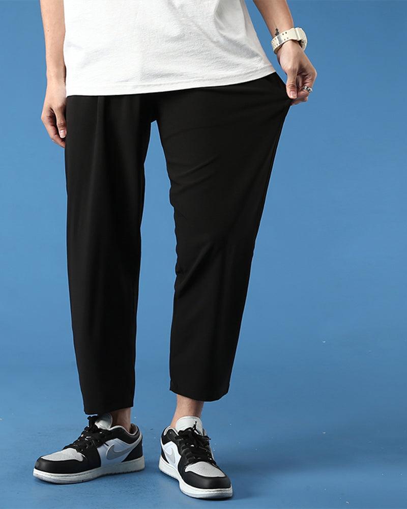 Chill Silk Straight Leg Trousers - ice silk pants - Chill Silk Straight Leg Trousers for Summer Comfort - Main view