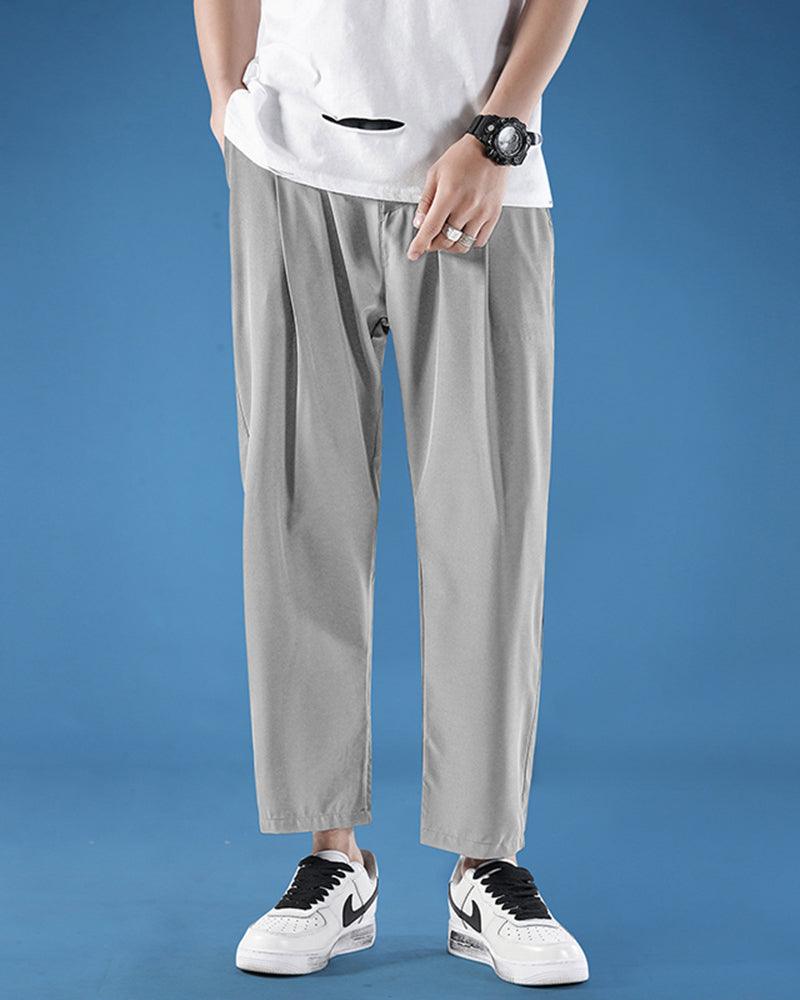 Chill Silk Straight Leg Trousers - silk trousers - Chill Silk Straight Leg Trousers for Summer Comfort - View 2