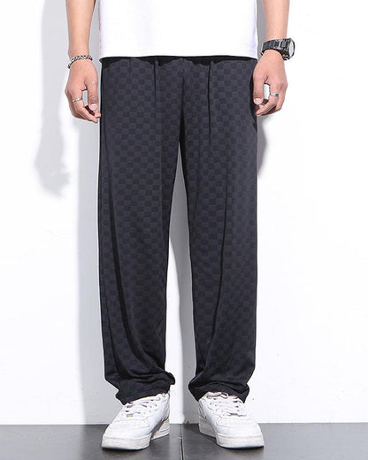 Chill Vibes Checkerboard Pants - checkerboard pants - Chill Vibes Checkerboard Pants for Summer Comfort - Main view